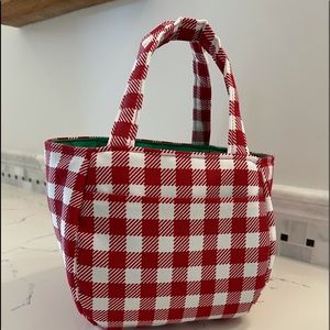 Handmade holiday tote bag